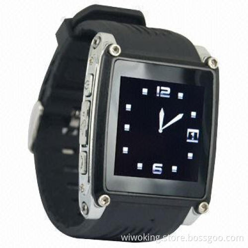 Watch Mobile Phone with Google's Android and Bluetooth Smartphone Design, Supports FM Function